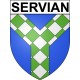 Servian 34 ville Stickers blason autocollant adhésif