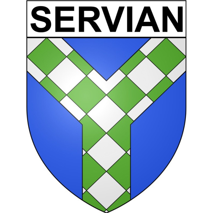 Stickers coat of arms Bazas adhesive sticker