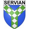 Servian 34 ville Stickers blason autocollant adhésif