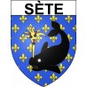 Sète 34 ville Stickers blason autocollant adhésif