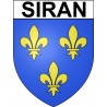 Siran 34 ville Stickers blason autocollant adhésif