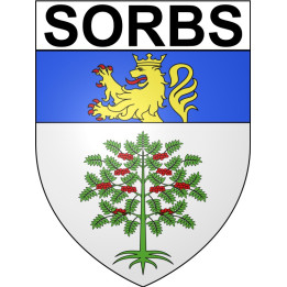 Stickers coat of arms Bazas adhesive sticker