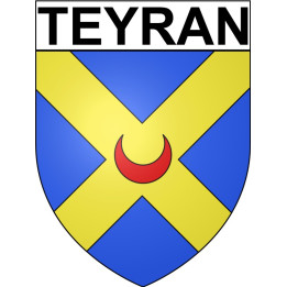Stickers coat of arms Bazas adhesive sticker