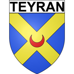 Stickers coat of arms Bazas adhesive sticker