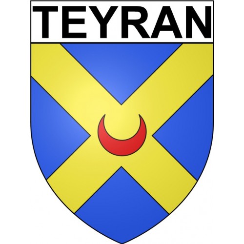 Stickers coat of arms Bazas adhesive sticker