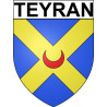 Stickers coat of arms Bazas adhesive sticker
