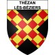Stickers coat of arms Bazas adhesive sticker