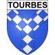 Stickers coat of arms Bazas adhesive sticker