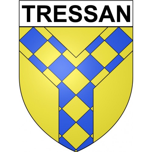 Stickers coat of arms Bazas adhesive sticker