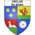 Stickers coat of arms Bazas adhesive sticker