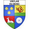 Usclas-du-Bosc 34 ville Stickers blason autocollant adhésif