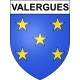 Valergues 34 ville Stickers blason autocollant adhésif