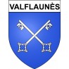 Valflaunès 34 ville Stickers blason autocollant adhésif