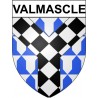 Valmascle 34 ville Stickers blason autocollant adhésif