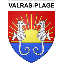 Stickers coat of arms Bazas adhesive sticker