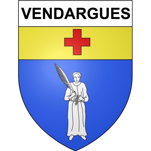 Stickers coat of arms Bazas adhesive sticker