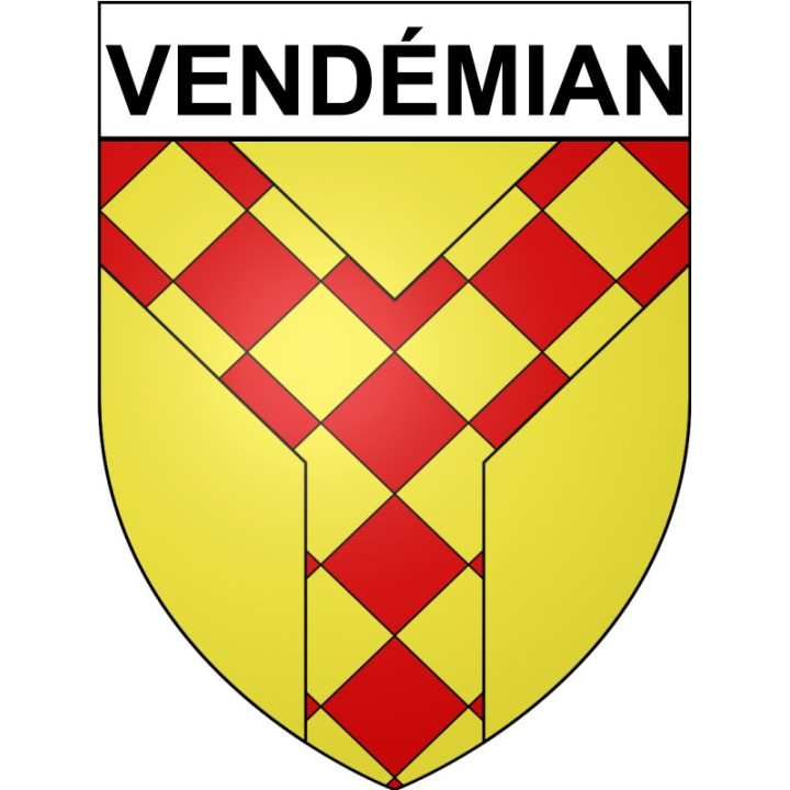 Stickers coat of arms Bazas adhesive sticker