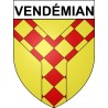 Vendémian 34 ville Stickers blason autocollant adhésif