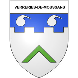Verreries-de-Moussans 34 ville Stickers blason autocollant adhésif