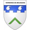 Verreries-de-Moussans 34 ville Stickers blason autocollant adhésif