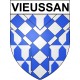 Vieussan 34 ville Stickers blason autocollant adhésif