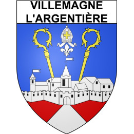 Stickers coat of arms Bazas adhesive sticker