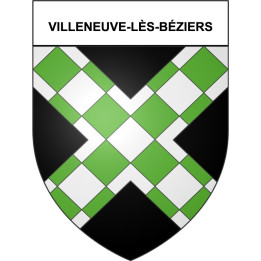Pegatinas escudo de armas de Bazas adhesivo de la etiqueta engomada