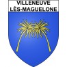 Villeneuve-lès-Maguelone 34 ville Stickers blason autocollant adhésif