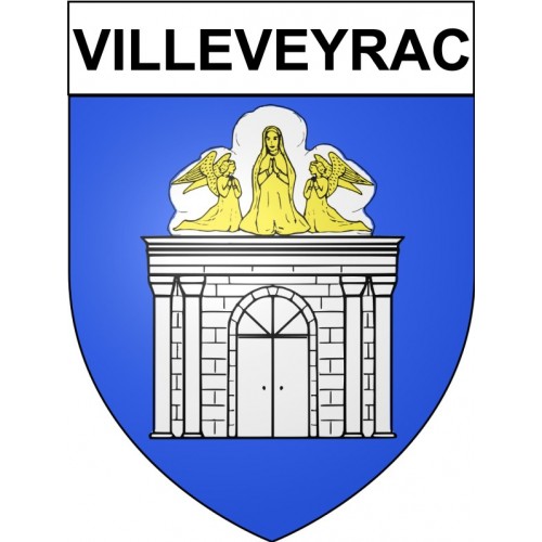 Stickers coat of arms Bazas adhesive sticker