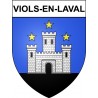 Viols-en-Laval 34 ville Stickers blason autocollant adhésif