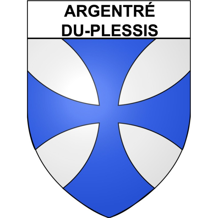 Pegatinas escudo de armas de Bazas adhesivo de la etiqueta engomada