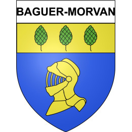 Baguer-Morvan 35 ville Stickers blason autocollant adhésif