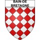 Bain-de-Bretagne 35 ville Stickers blason autocollant adhésif