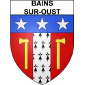 Stickers coat of arms Bazas adhesive sticker
