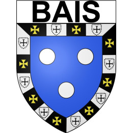 Stickers coat of arms Bazas adhesive sticker