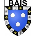 Stickers coat of arms Bazas adhesive sticker