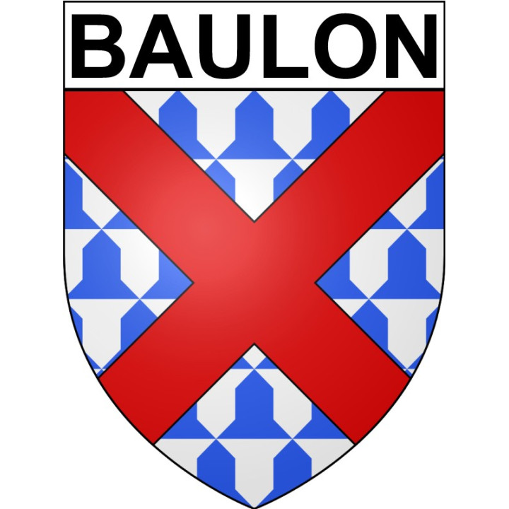 Stickers coat of arms Bazas adhesive sticker