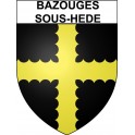 Stickers coat of arms Bazas adhesive sticker
