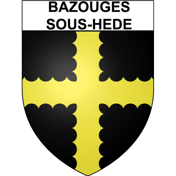 Stickers coat of arms Bazas adhesive sticker