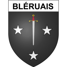 Stickers coat of arms Bazas adhesive sticker