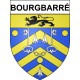 Stickers coat of arms Bazas adhesive sticker