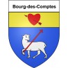 Bourg-des-Comptes 35 ville Stickers blason autocollant adhésif