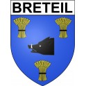 Breteil 35 ville Stickers blason autocollant adhésif