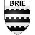 Brie 35 ville Stickers blason autocollant adhésif