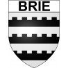 Brie 35 ville Stickers blason autocollant adhésif