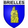 Brielles 35 ville Stickers blason autocollant adhésif