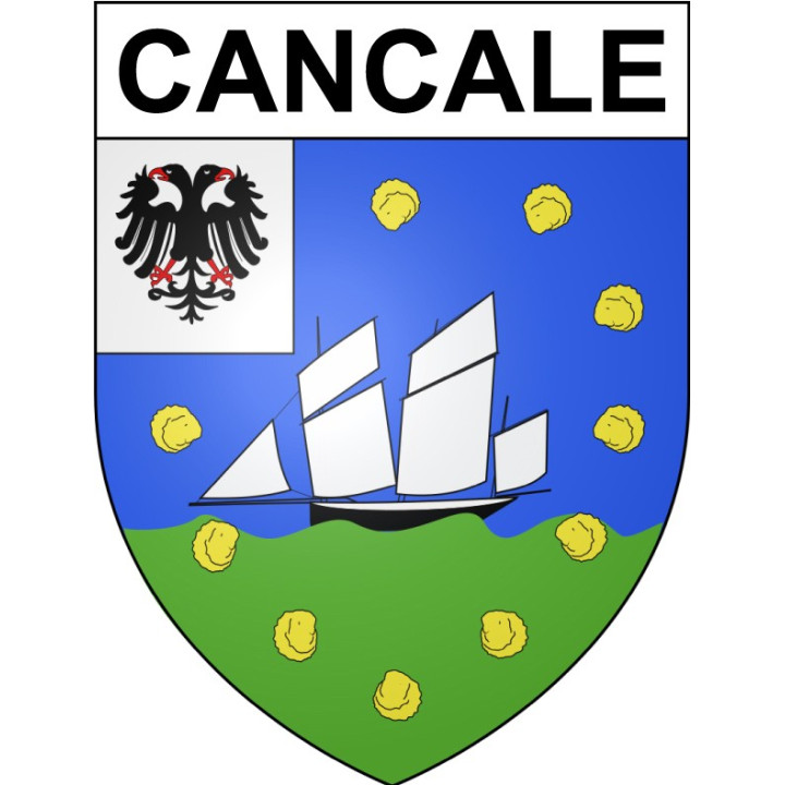 Stickers coat of arms Bazas adhesive sticker