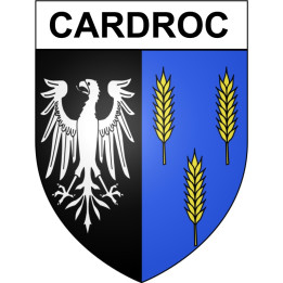 Cardroc 35 ville Stickers blason autocollant adhésif