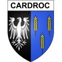 Cardroc 35 ville Stickers blason autocollant adhésif