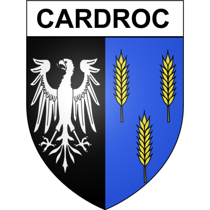 Cardroc 35 ville Stickers blason autocollant adhésif